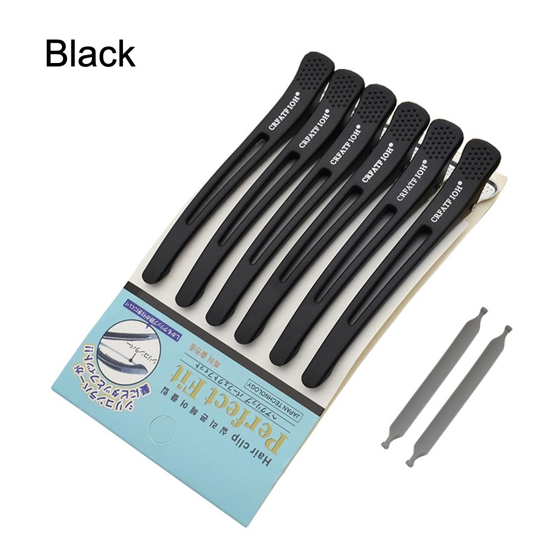 Pro No-Trace Duckbill Hair Clips (6/12 Pack) - Non-Slip Aluminum