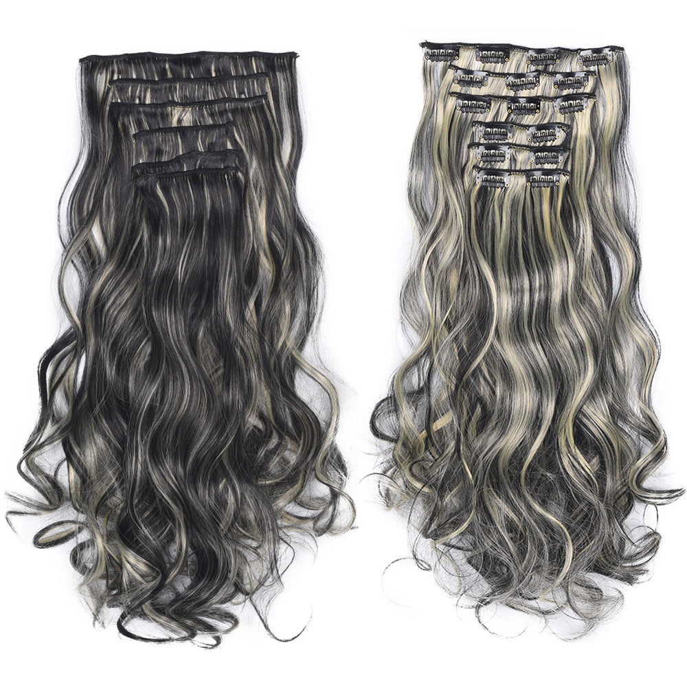 20 Inch 6 Pcs Long Wavy Clip In Hair Extensions
