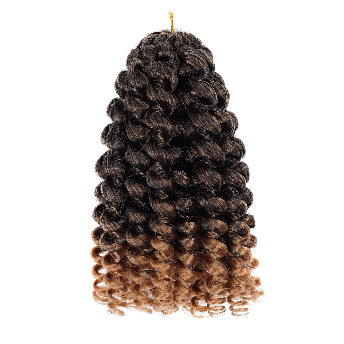 8 Inch Wand Curl Crochet Braids – Ringlet Twist Hair Extensions with Natural Dreadlock Look