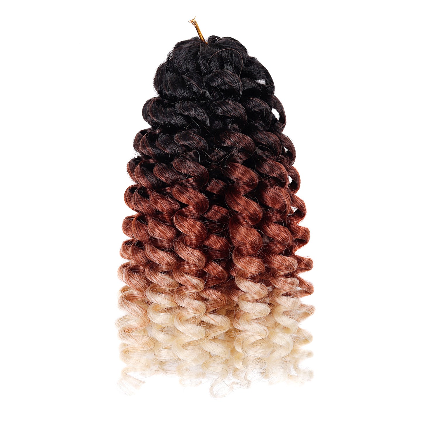 8 Inch Wand Curl Crochet Braids – Ringlet Twist Hair Extensions with Natural Dreadlock Look