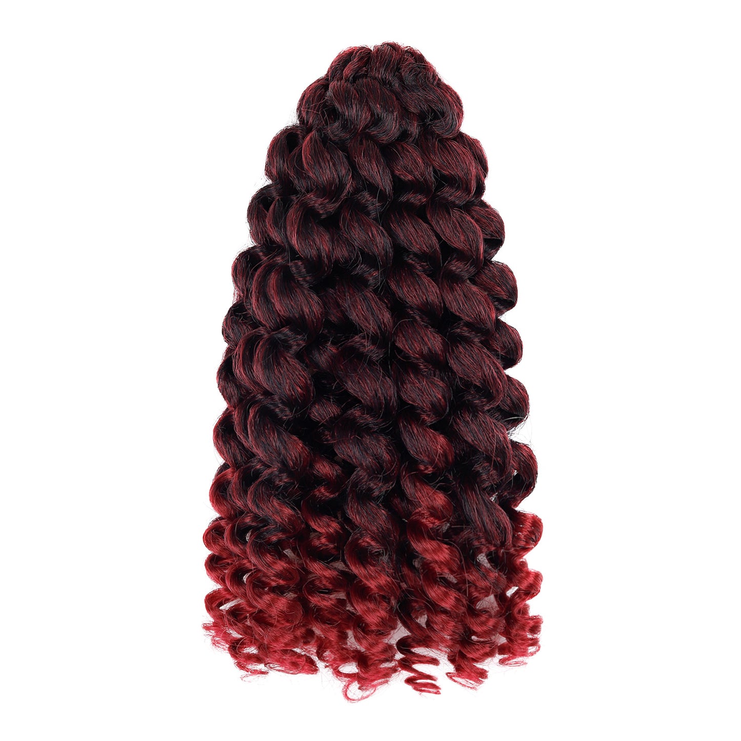 8 Inch Wand Curl Crochet Braids – Ringlet Twist Hair Extensions with Natural Dreadlock Look