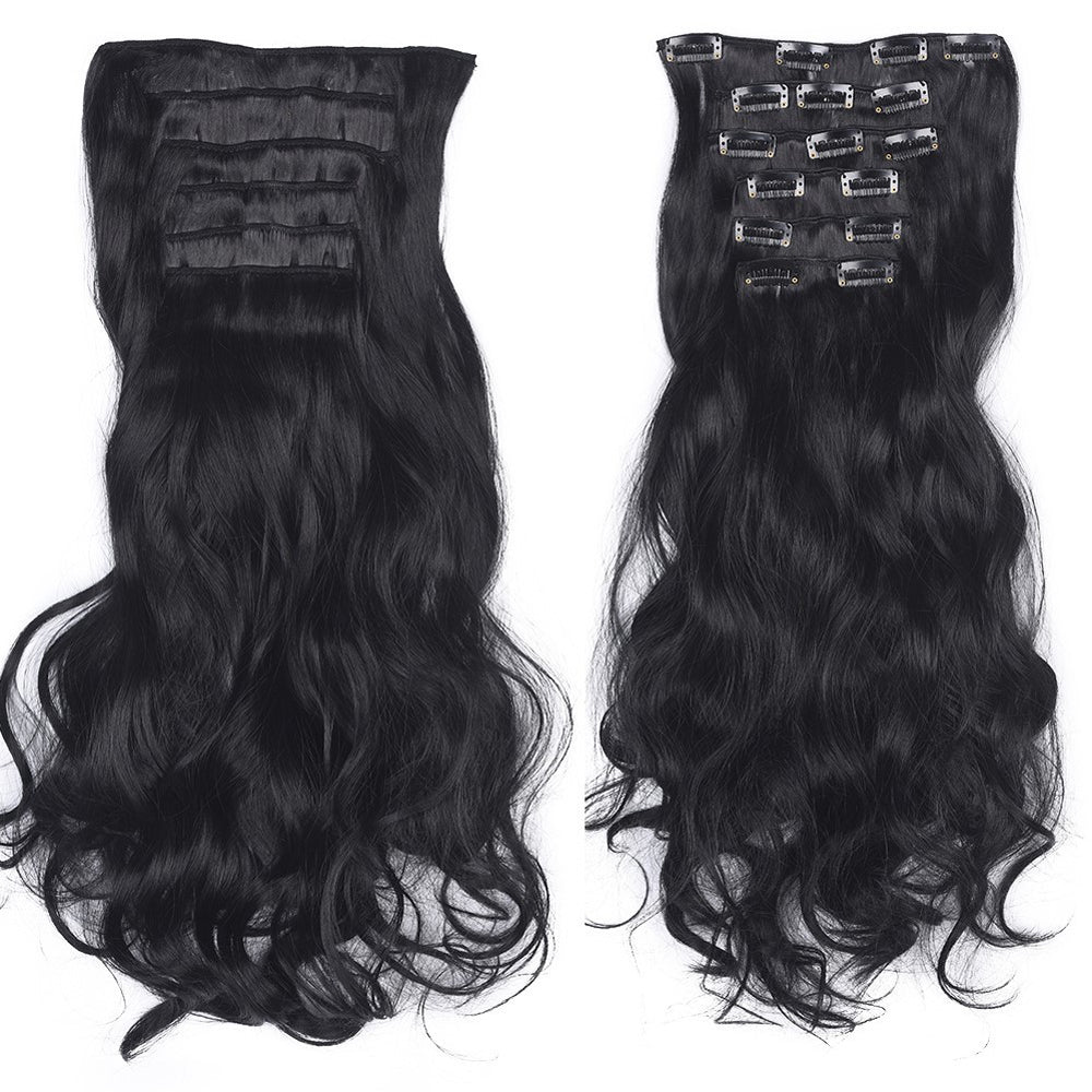 20 Inch 6 Pcs Long Wavy Clip In Hair Extensions