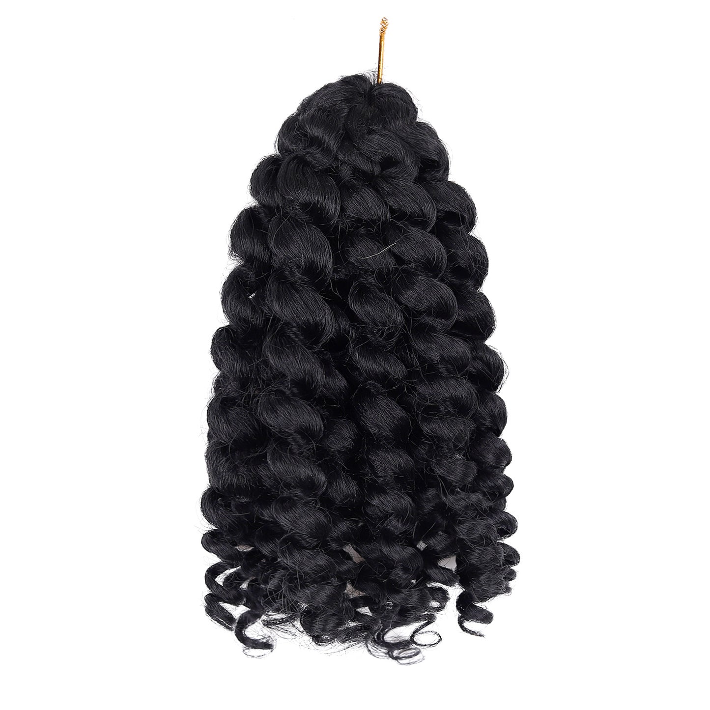 8 Inch Wand Curl Crochet Braids – Ringlet Twist Hair Extensions with Natural Dreadlock Look