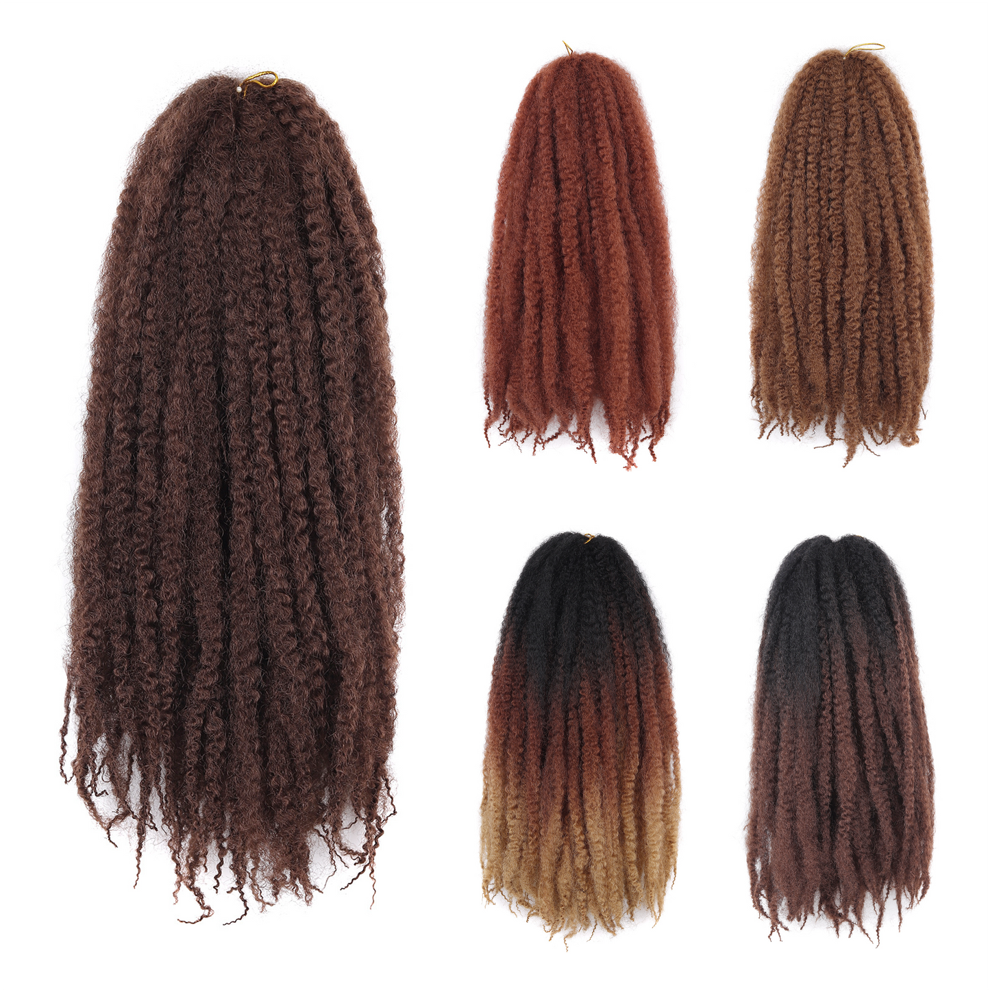 Cuban Marley Twist Hair 14/18 Inch – Springy Afro Kinky Braiding Hair