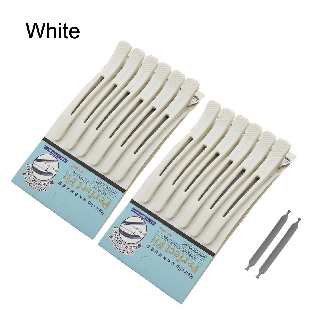 Pro No-Trace Duckbill Hair Clips (6/12 Pack) - Non-Slip Aluminum