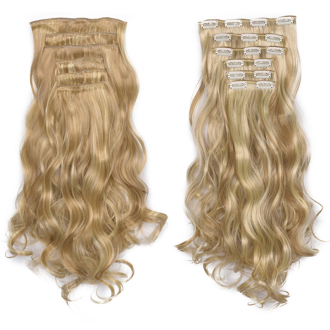 20 Inch 6 Pcs Long Wavy Clip In Hair Extensions