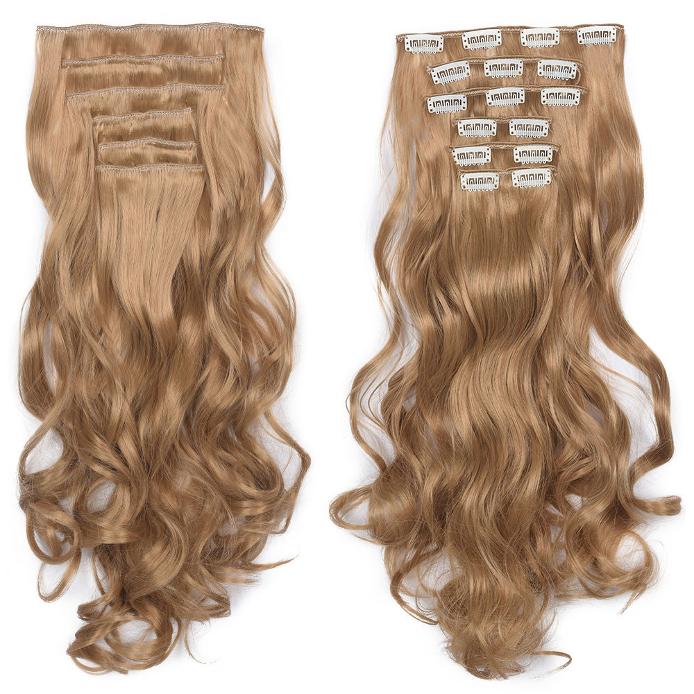 20 Inch 6 Pcs Long Wavy Clip In Hair Extensions