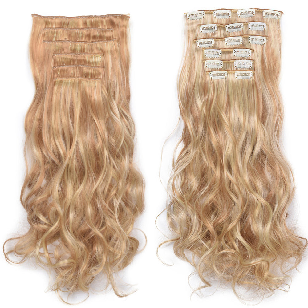 20 Inch 6 Pcs Long Wavy Clip In Hair Extensions