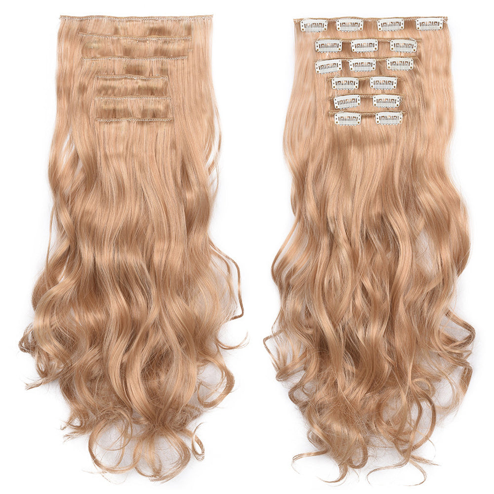 20 Inch 6 Pcs Long Wavy Clip In Hair Extensions