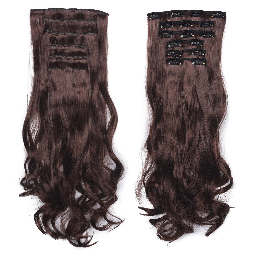 20 Inch 6 Pcs Long Wavy Clip In Hair Extensions