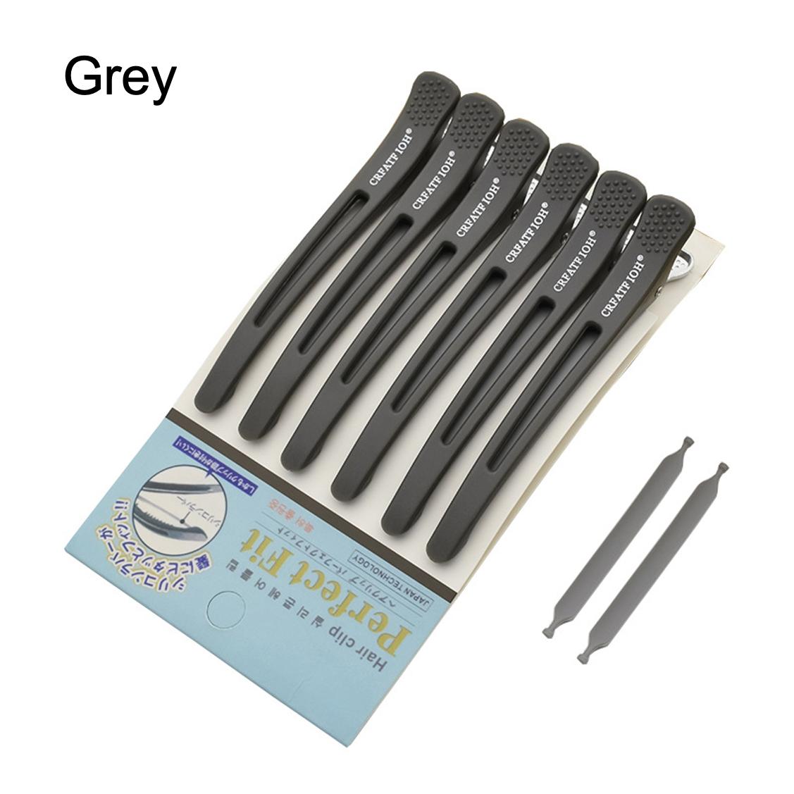 Pro No-Trace Duckbill Hair Clips (6/12 Pack) - Non-Slip Aluminum