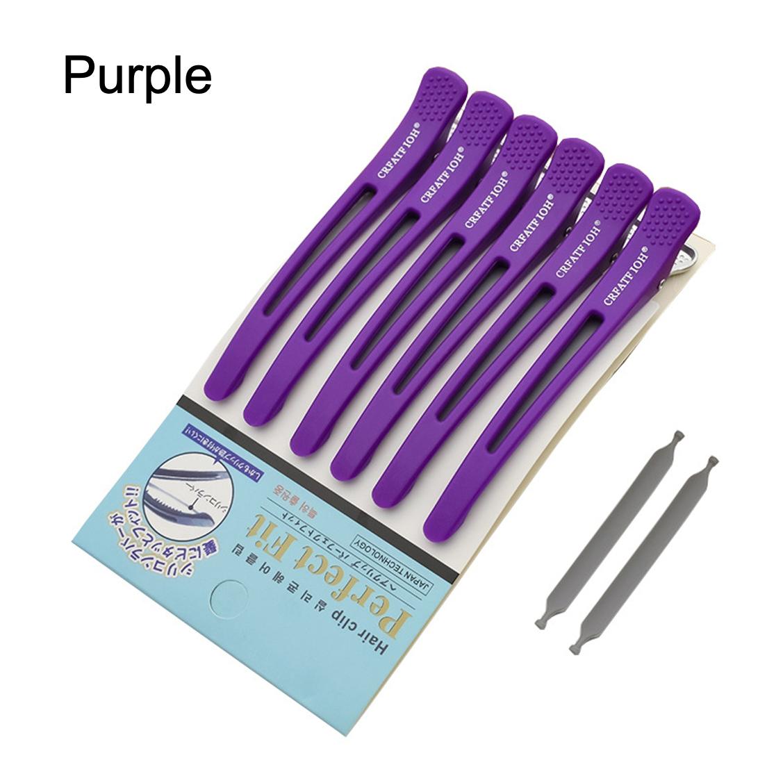 Pro No-Trace Duckbill Hair Clips (6/12 Pack) - Non-Slip Aluminum