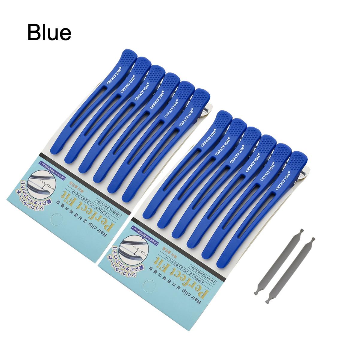 Pro No-Trace Duckbill Hair Clips (6/12 Pack) - Non-Slip Aluminum