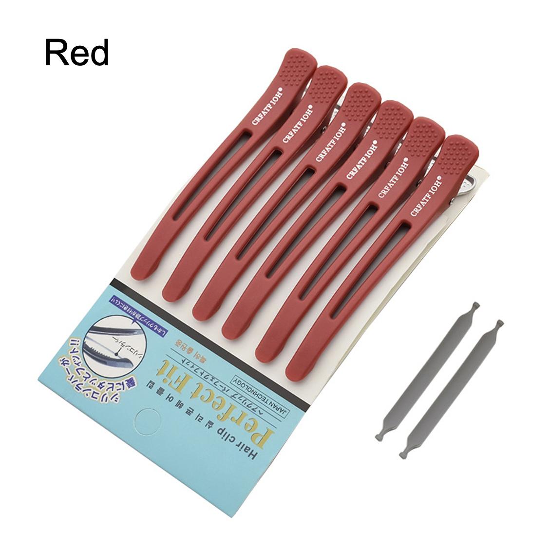 Pro No-Trace Duckbill Hair Clips (6/12 Pack) - Non-Slip Aluminum