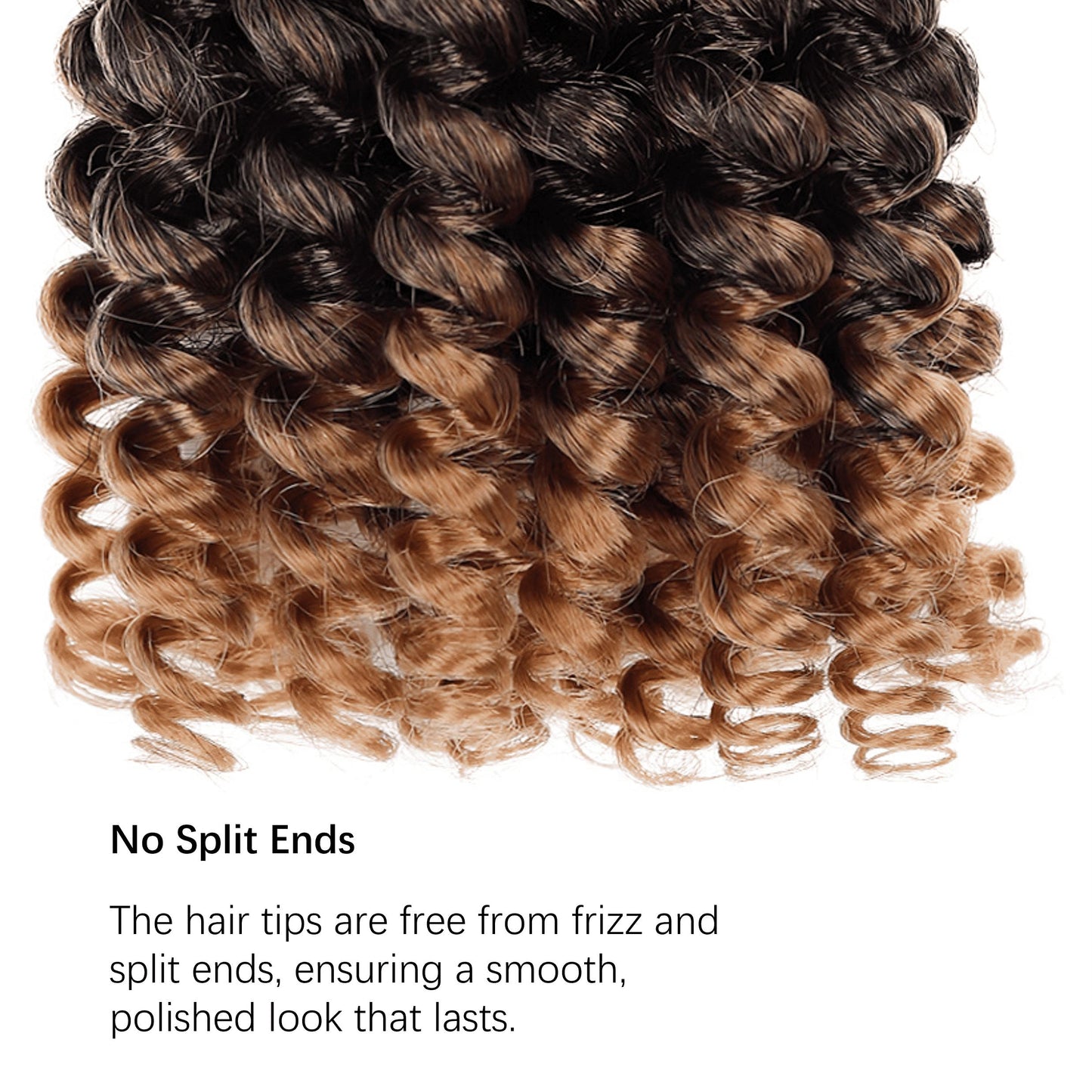 8 Inch Wand Curl Crochet Braids – Ringlet Twist Hair Extensions with Natural Dreadlock Look