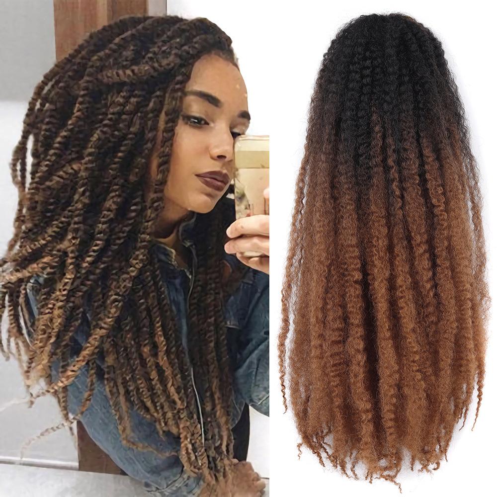 Cuban Marley Twist Hair 14/18 Inch – Springy Afro Kinky Braiding Hair