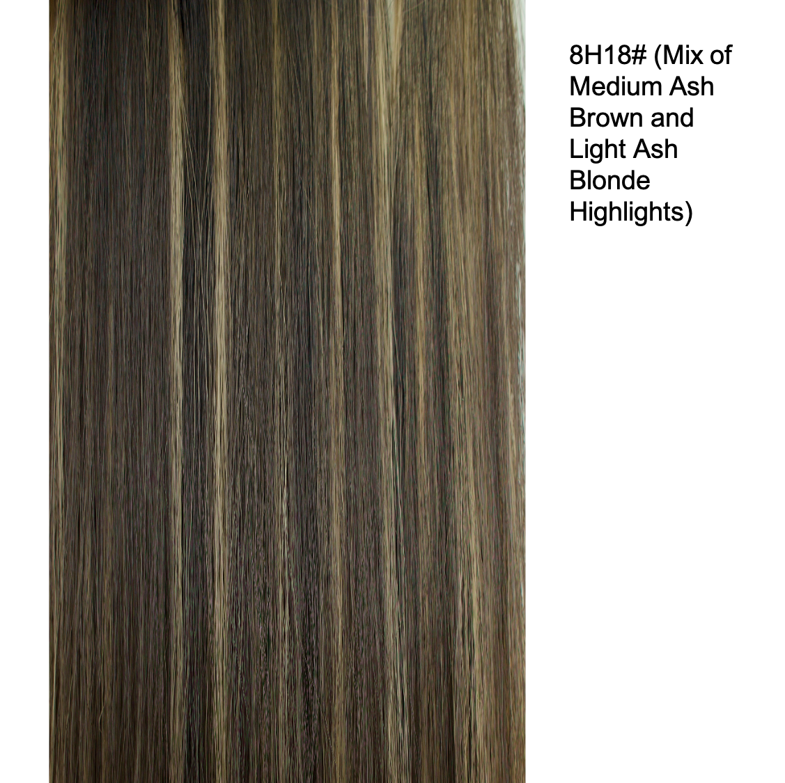 24 Inch 6 PCS Long Straight Clip-In Hair Extensions with 49 shades