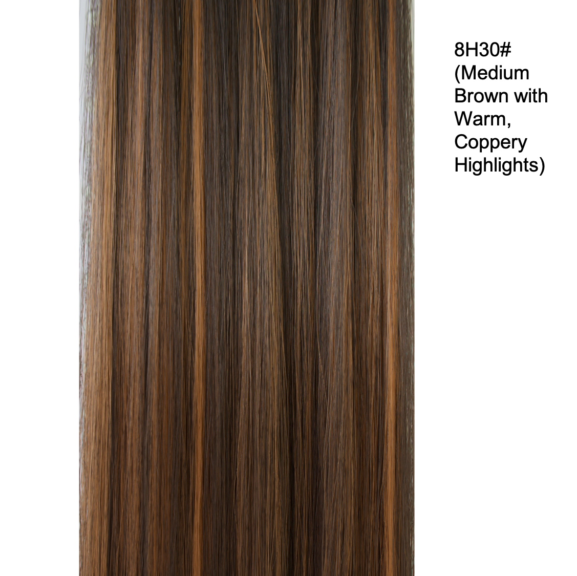 24 Inch 6 PCS Long Straight Clip-In Hair Extensions with 49 shades