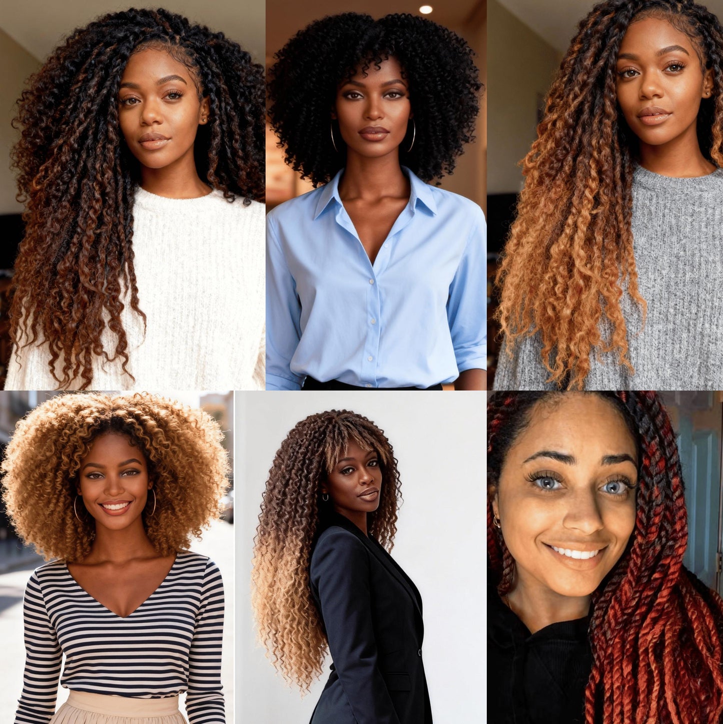 Cuban Marley Twist Hair 14/18 Inch – Springy Afro Kinky Braiding Hair