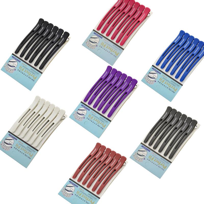Pro No-Trace Duckbill Hair Clips (6/12 Pack) - Non-Slip Aluminum